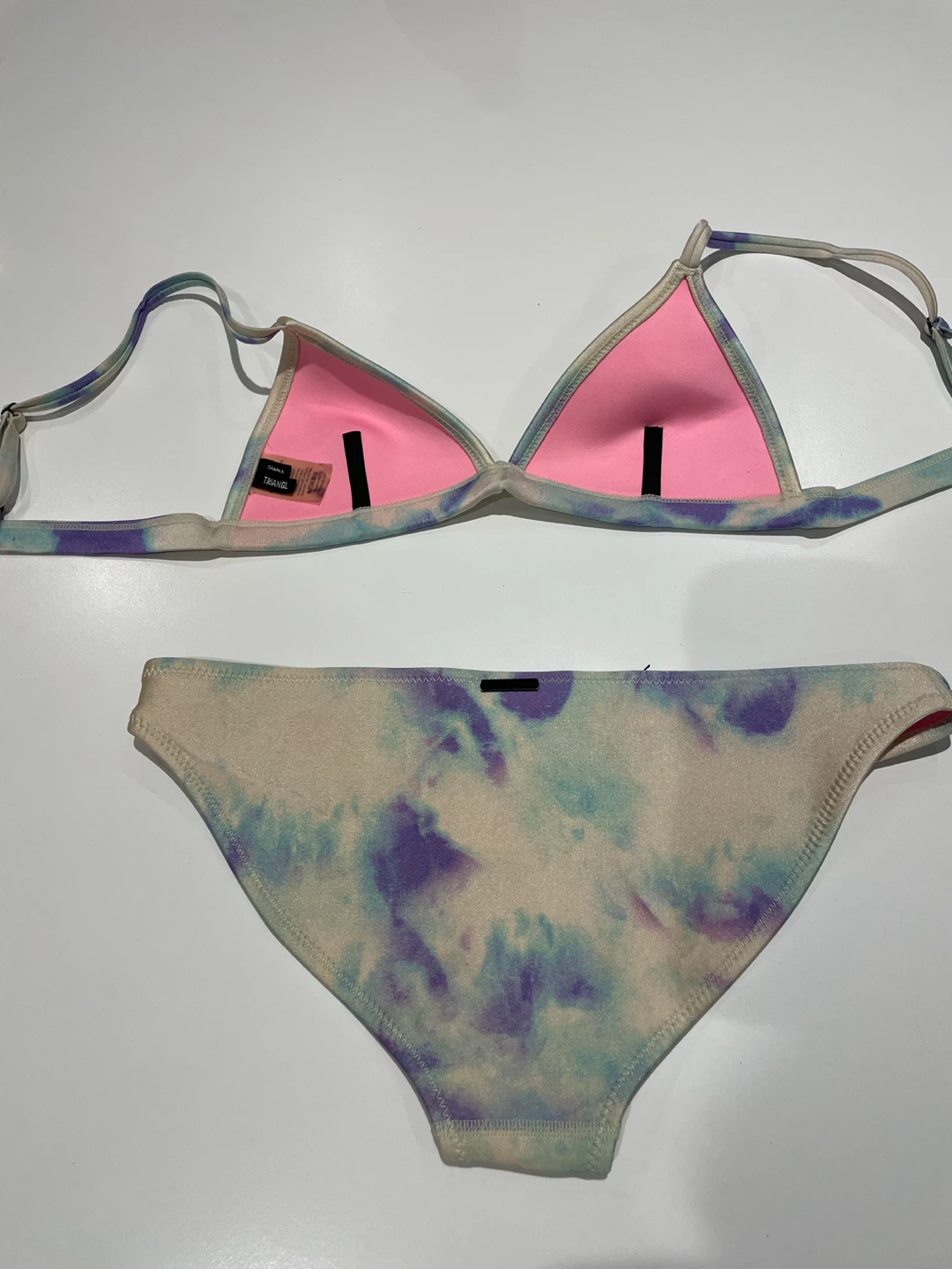 Triangl Tie-Dye Bikini Set Size Small - photo 3