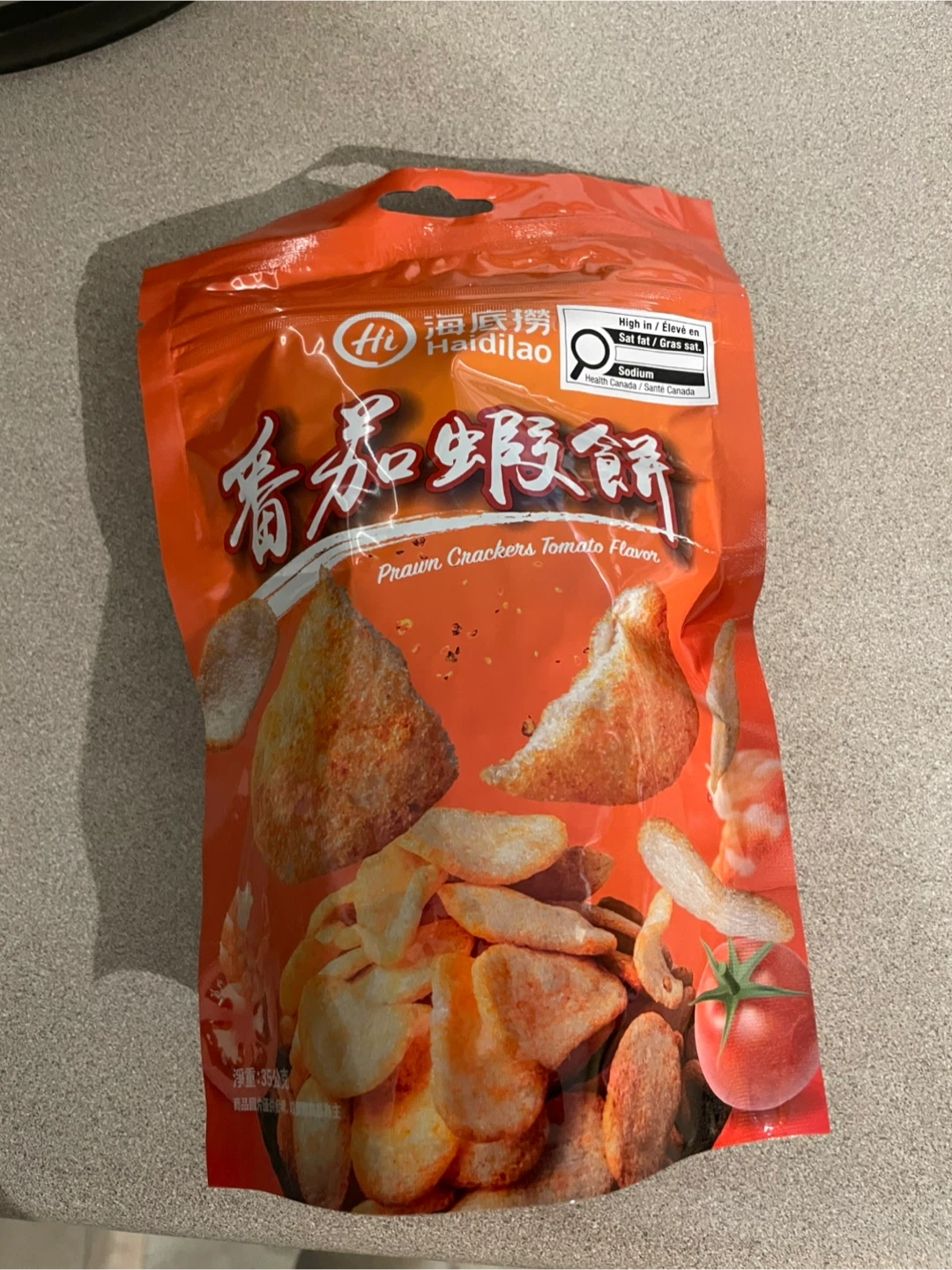 Haidilao Prawn Crackers Tomato Flavor