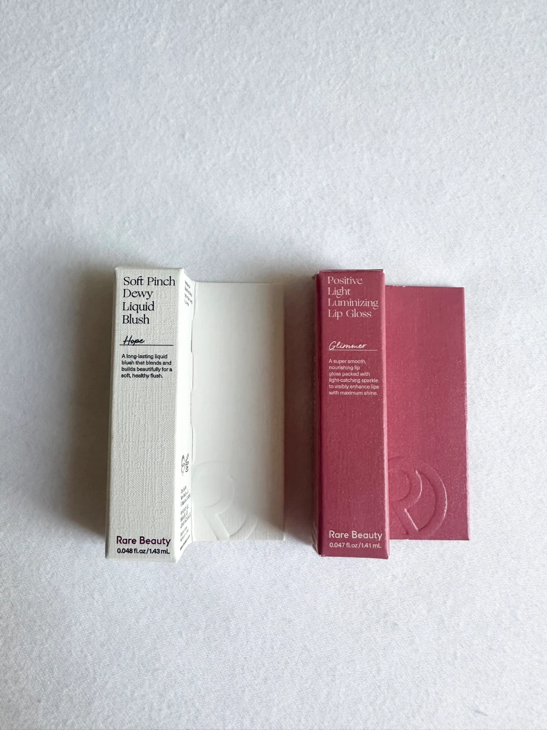 🆕 Rare Beauty Hope Blush and Glimmer Lip Gloss Set - photo 2