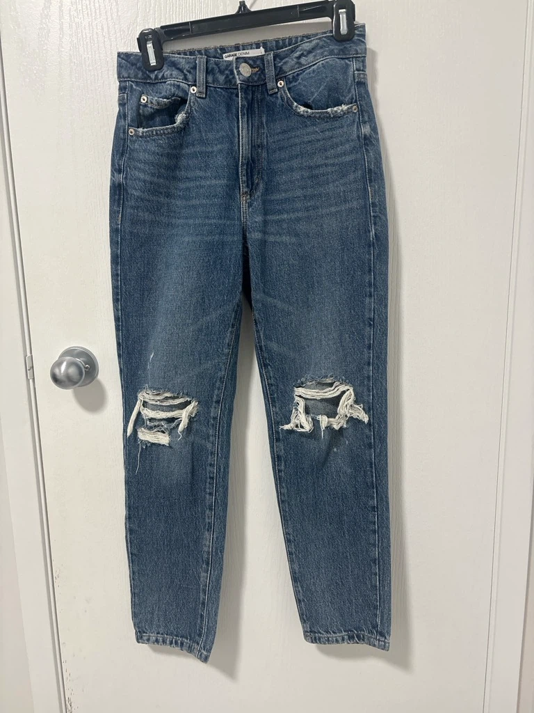 Garage Denim Ripped Jeans
