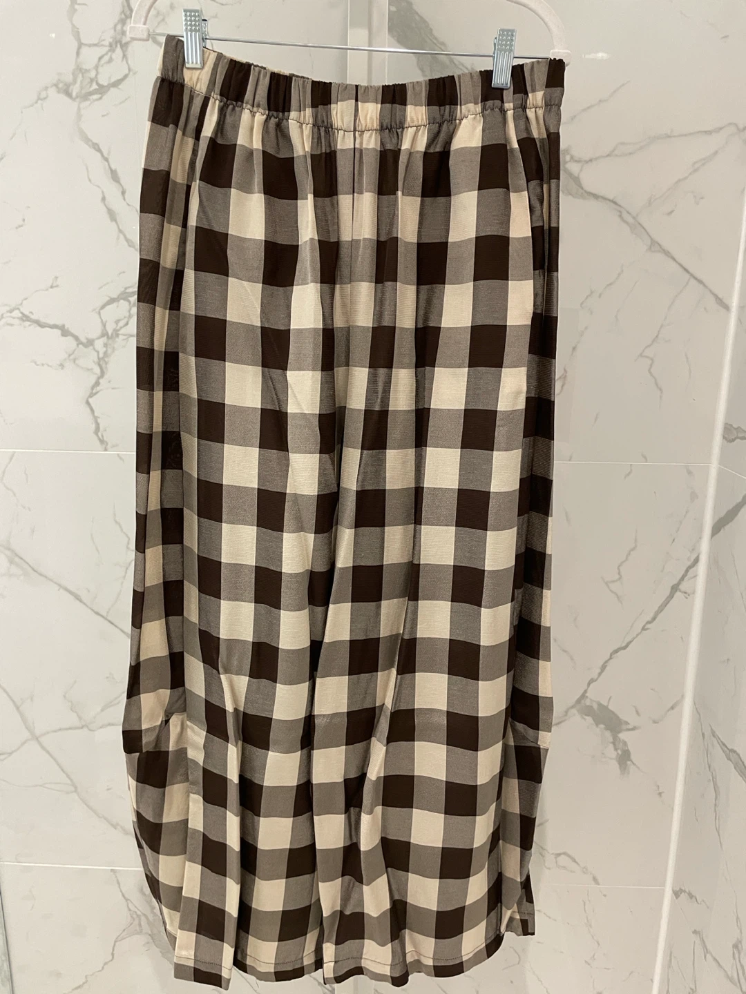 Zara ZW Collection Gingham Plaid Pants - photo 3
