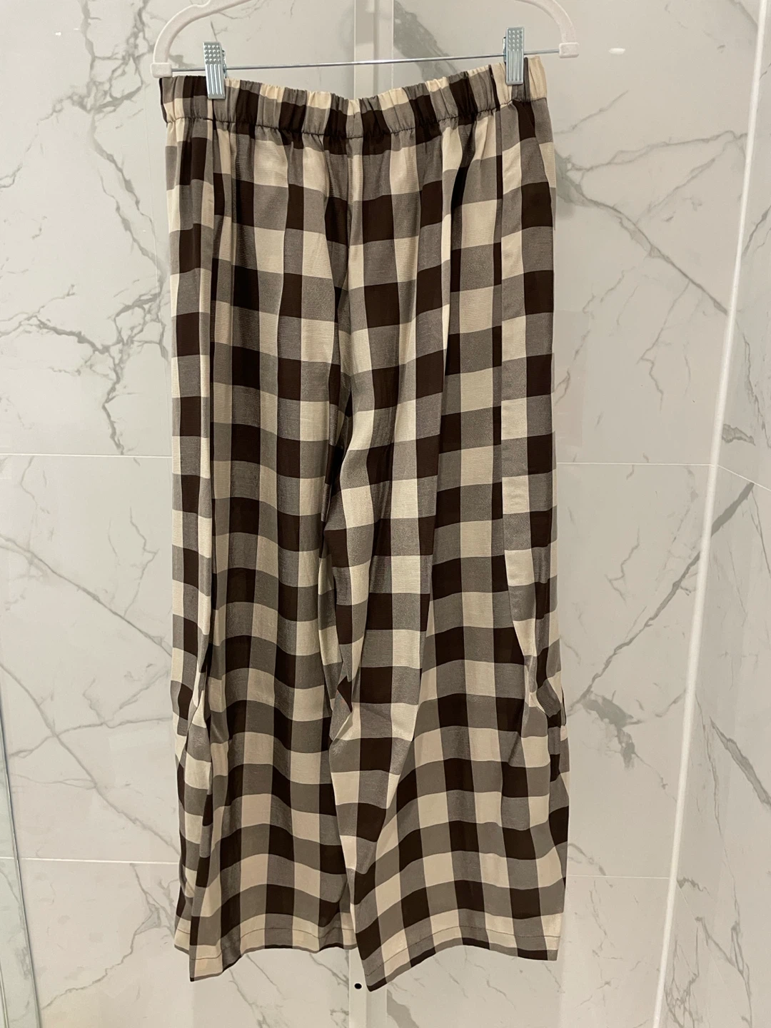 Zara ZW Collection Gingham Plaid Pants - photo 4