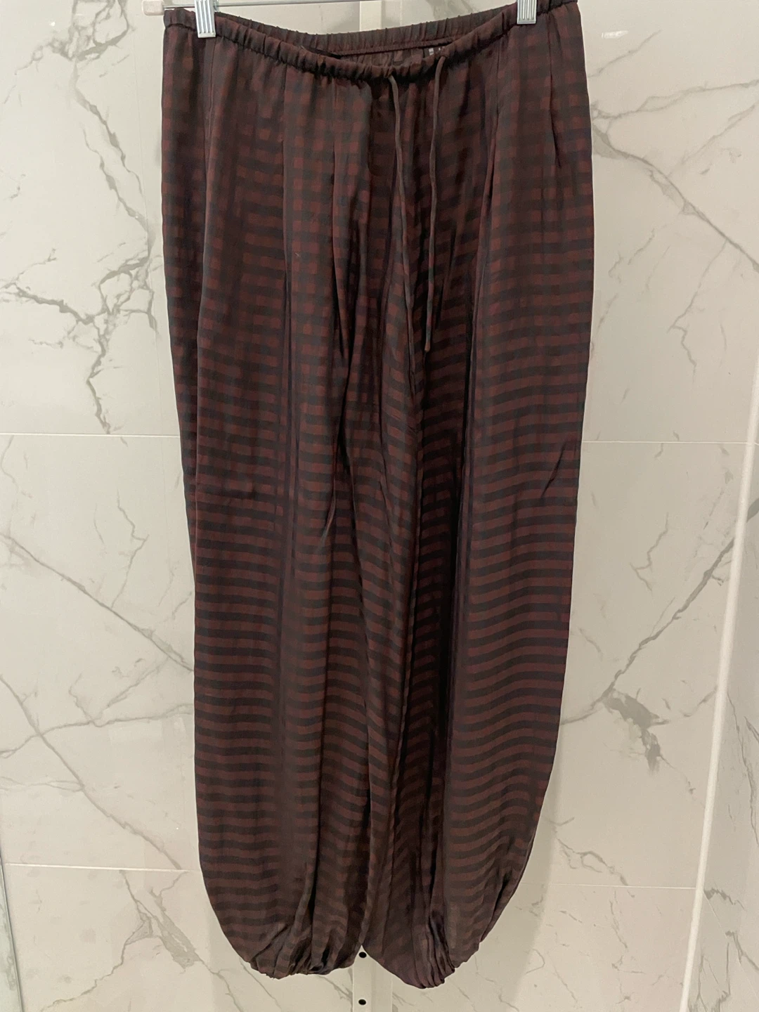 Zara ZW Collection Gingham Bloomer Pants - photo 2