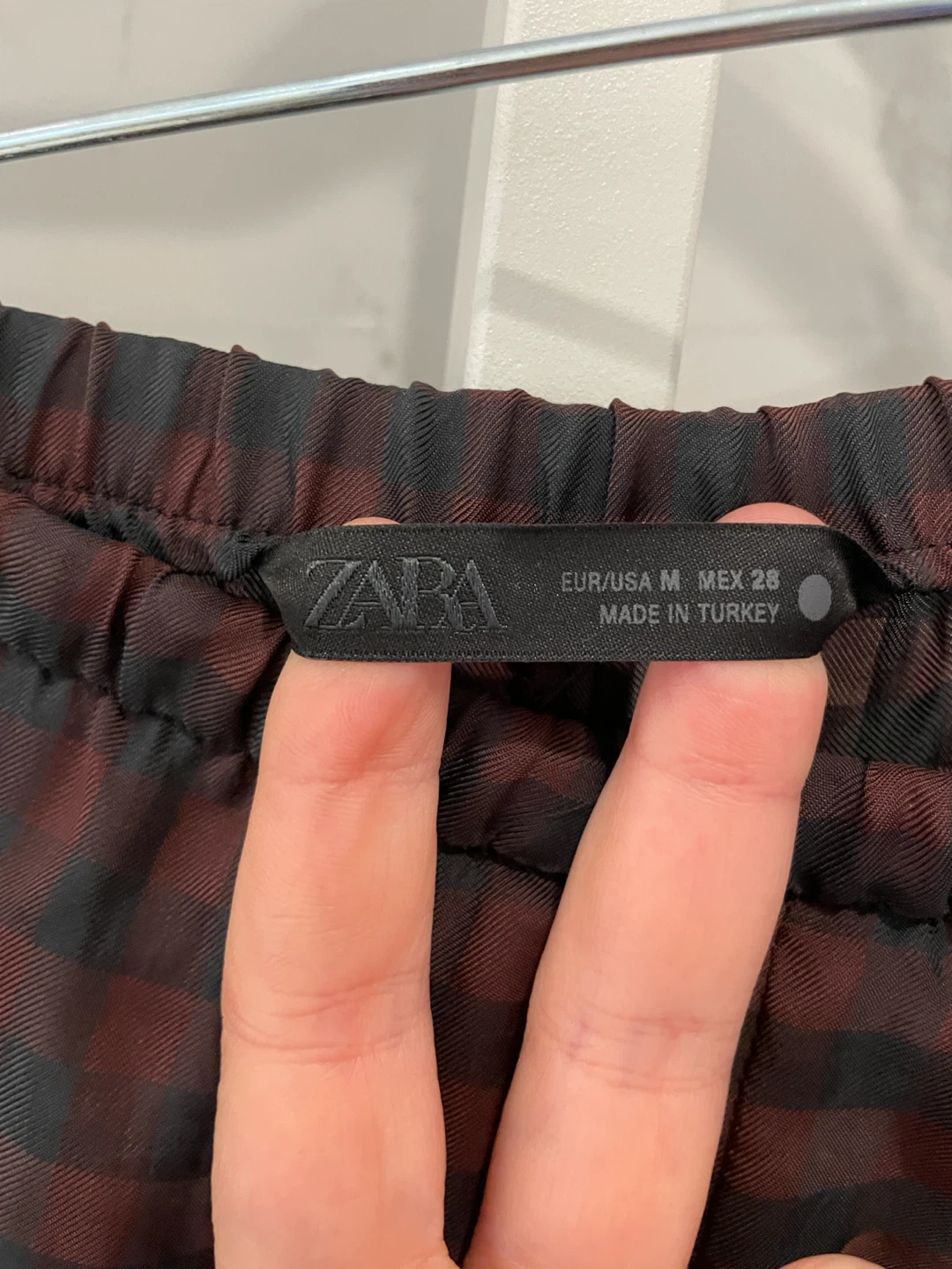 Zara ZW Collection Gingham Bloomer Pants - photo 3