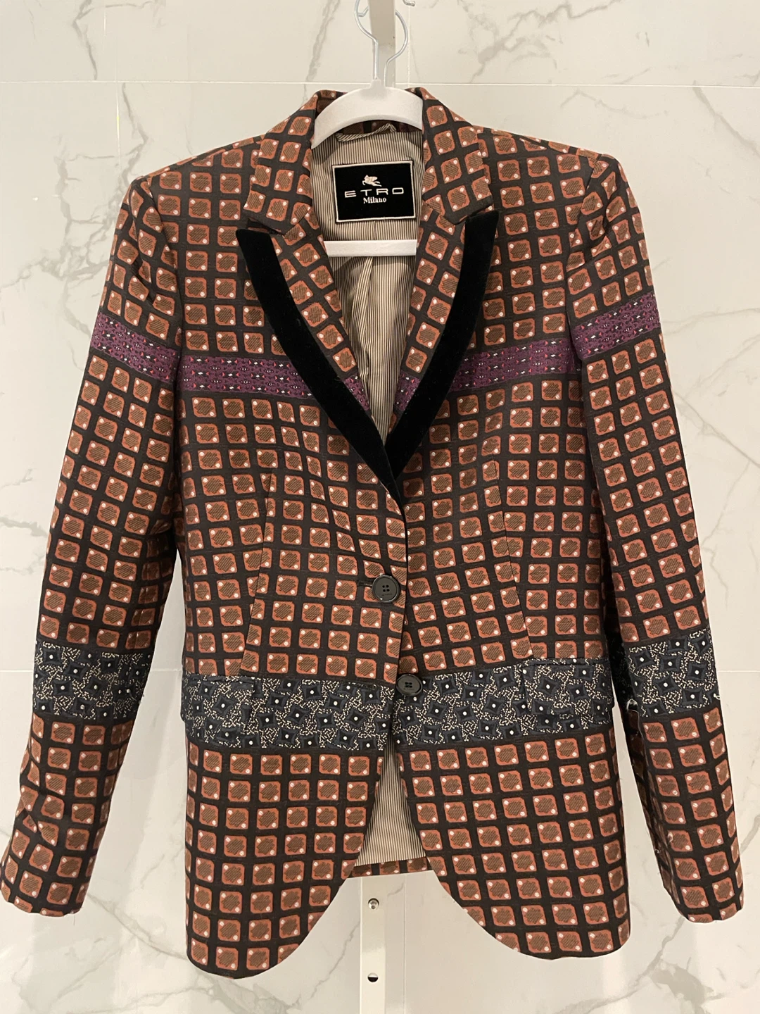 Etro Milano Patterned Blazer