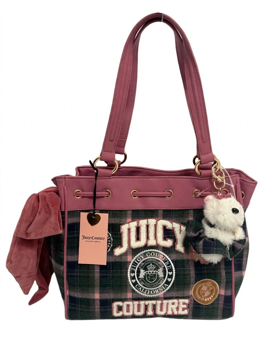 Juicy Couture Plaid Daydreamer Tote Bag