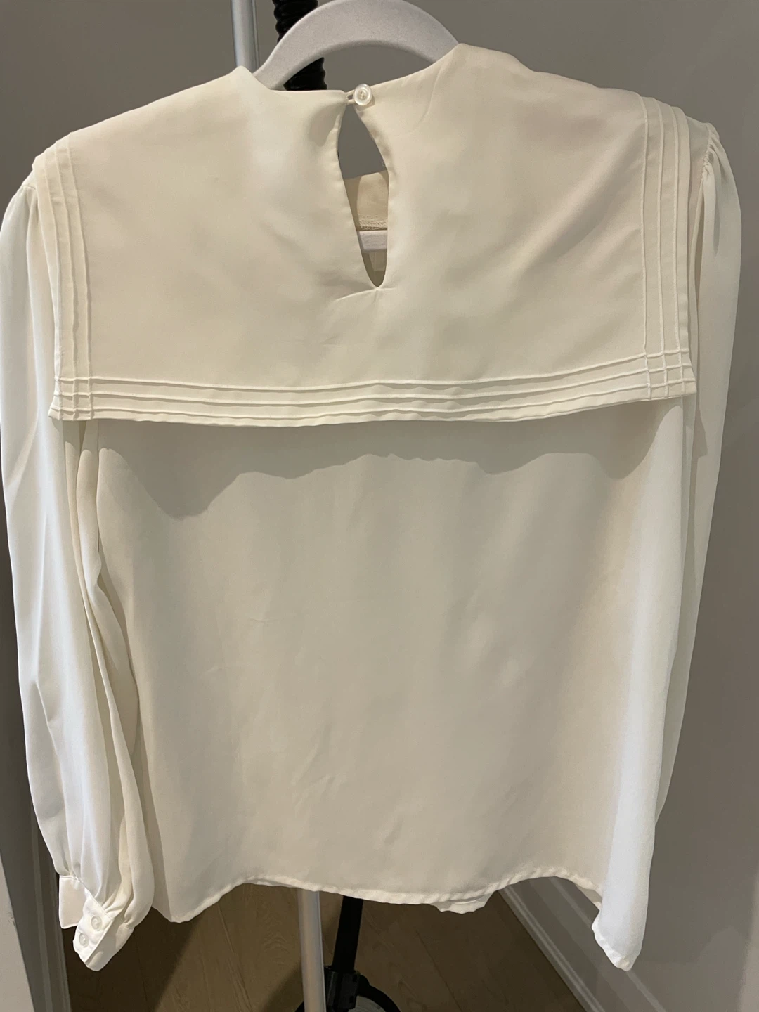 Vintage Simpsons White Blouse with Bow - photo 3