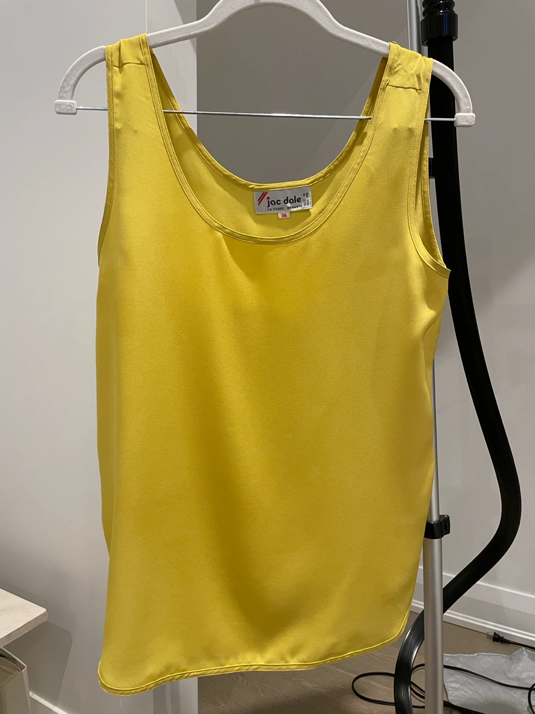 Jac Dale Yellow Tank Top