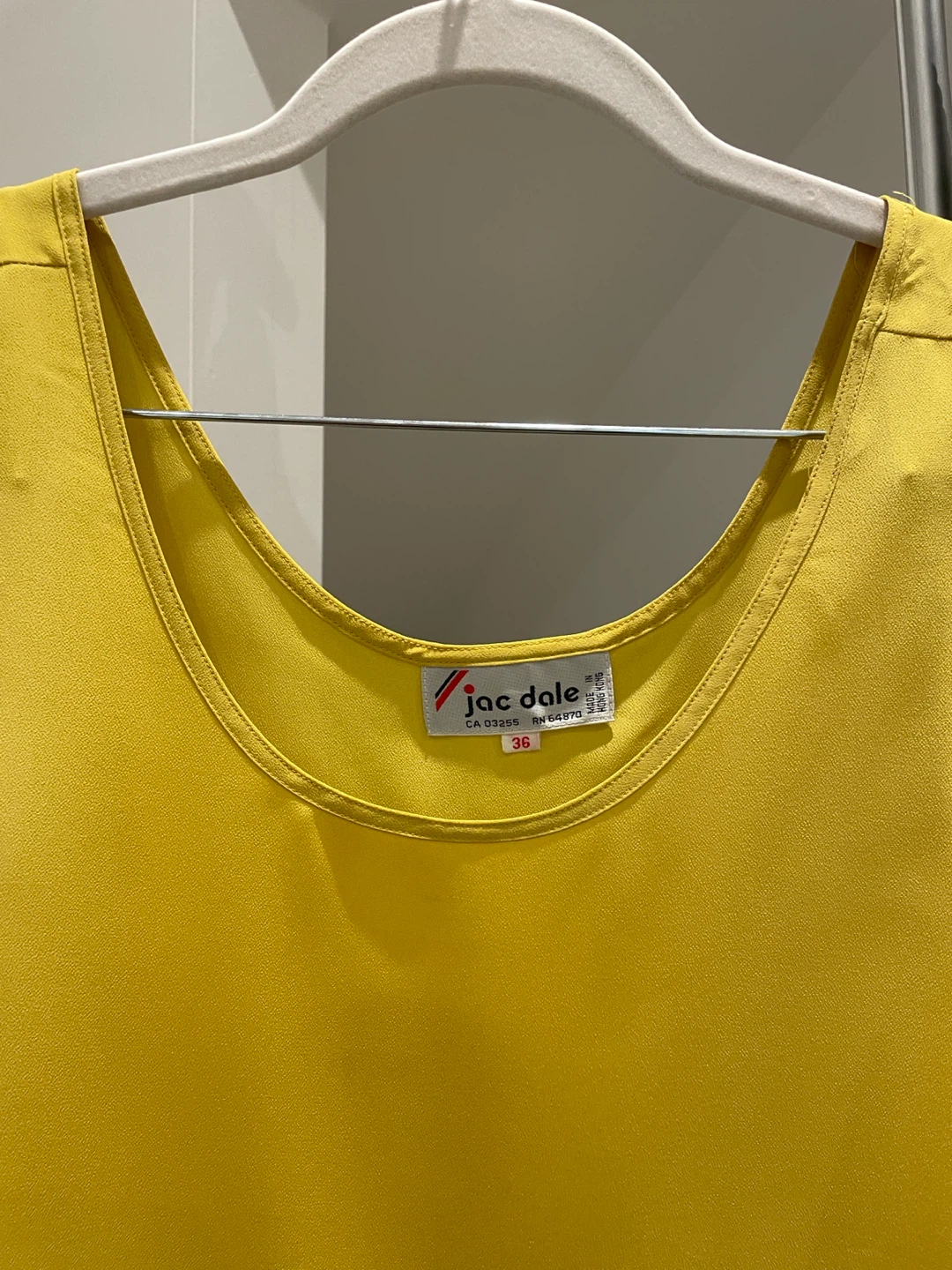 Jac Dale Yellow Tank Top - photo 2