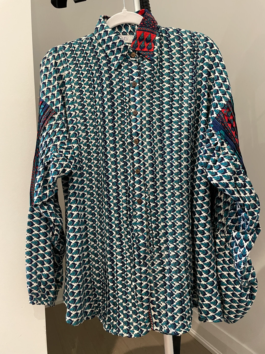 Guru Printed Button-Down Shirt