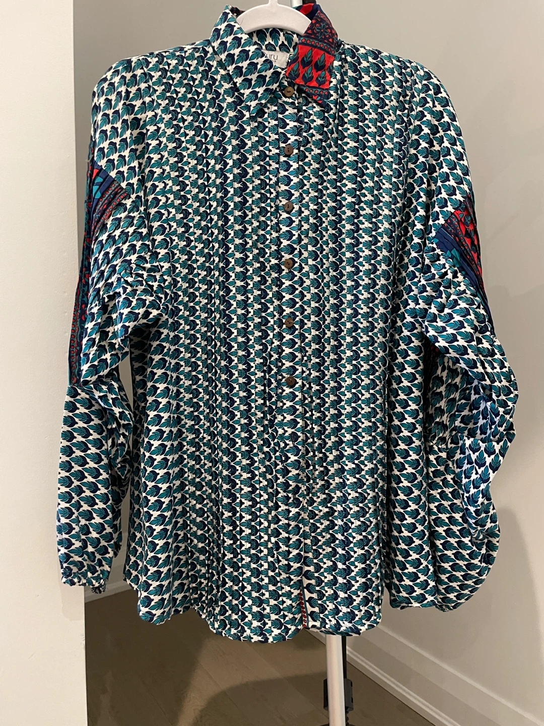 Guru Printed Button-Down Shirt - photo 2