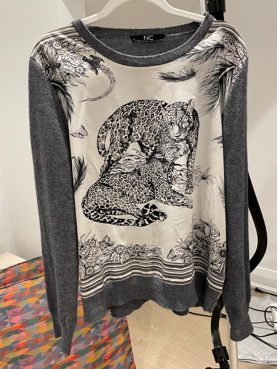 Nice Connection Leopard Print Sweater - photo 2