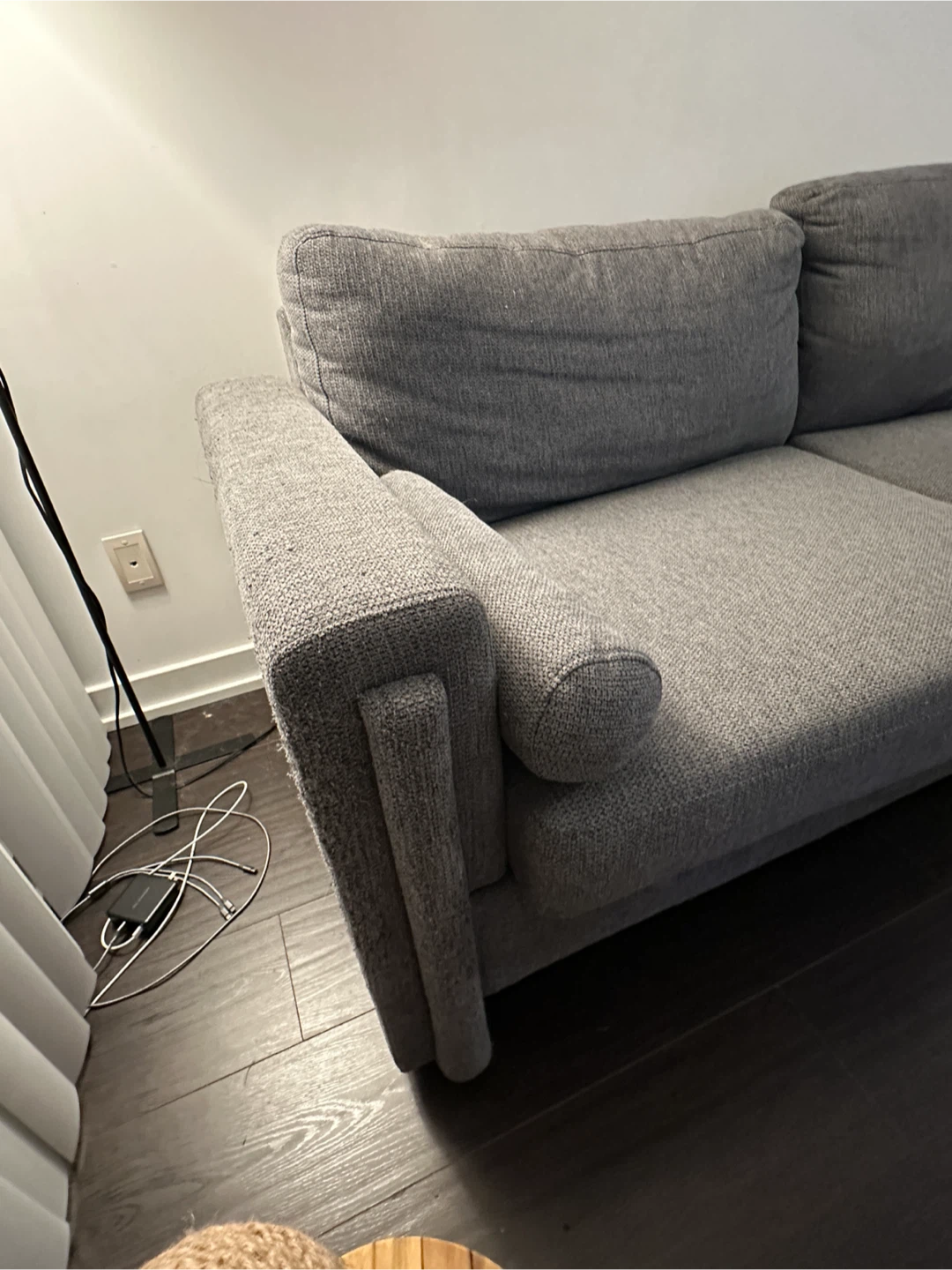 Grey Two-Seater Sofa - photo 2