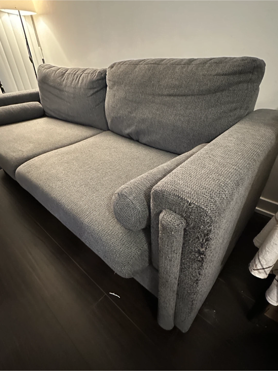 Grey Two-Seater Sofa - photo 3