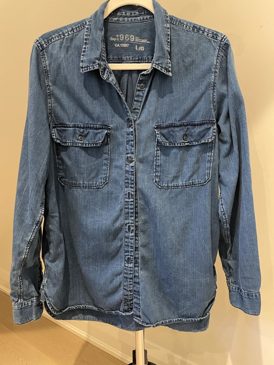 Gap 1969 Denim Button-Down Shirt
