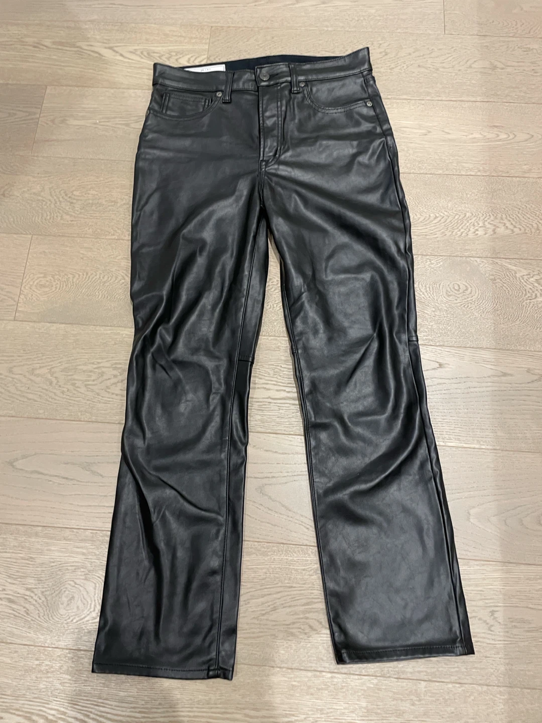 Gap Vintage Slim High Rise Faux Leather Pants - photo 4