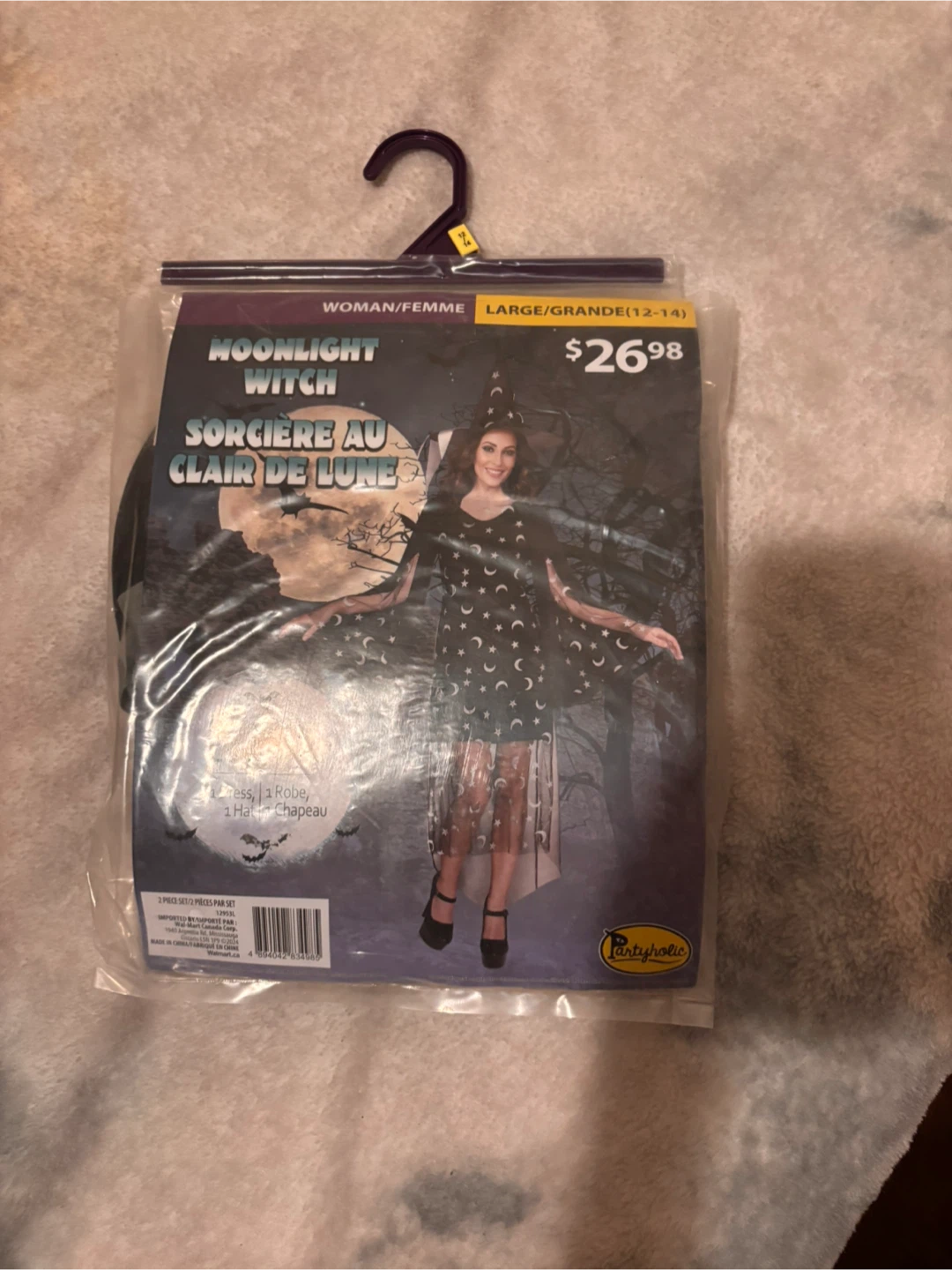 Partyholic Moonlight Witch Costume Size Large
