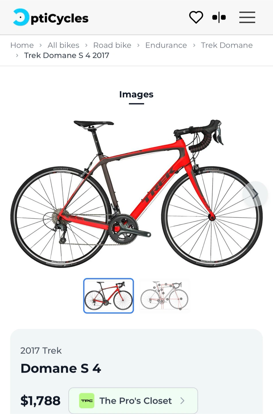 Trek Domane S 4 Road Bike