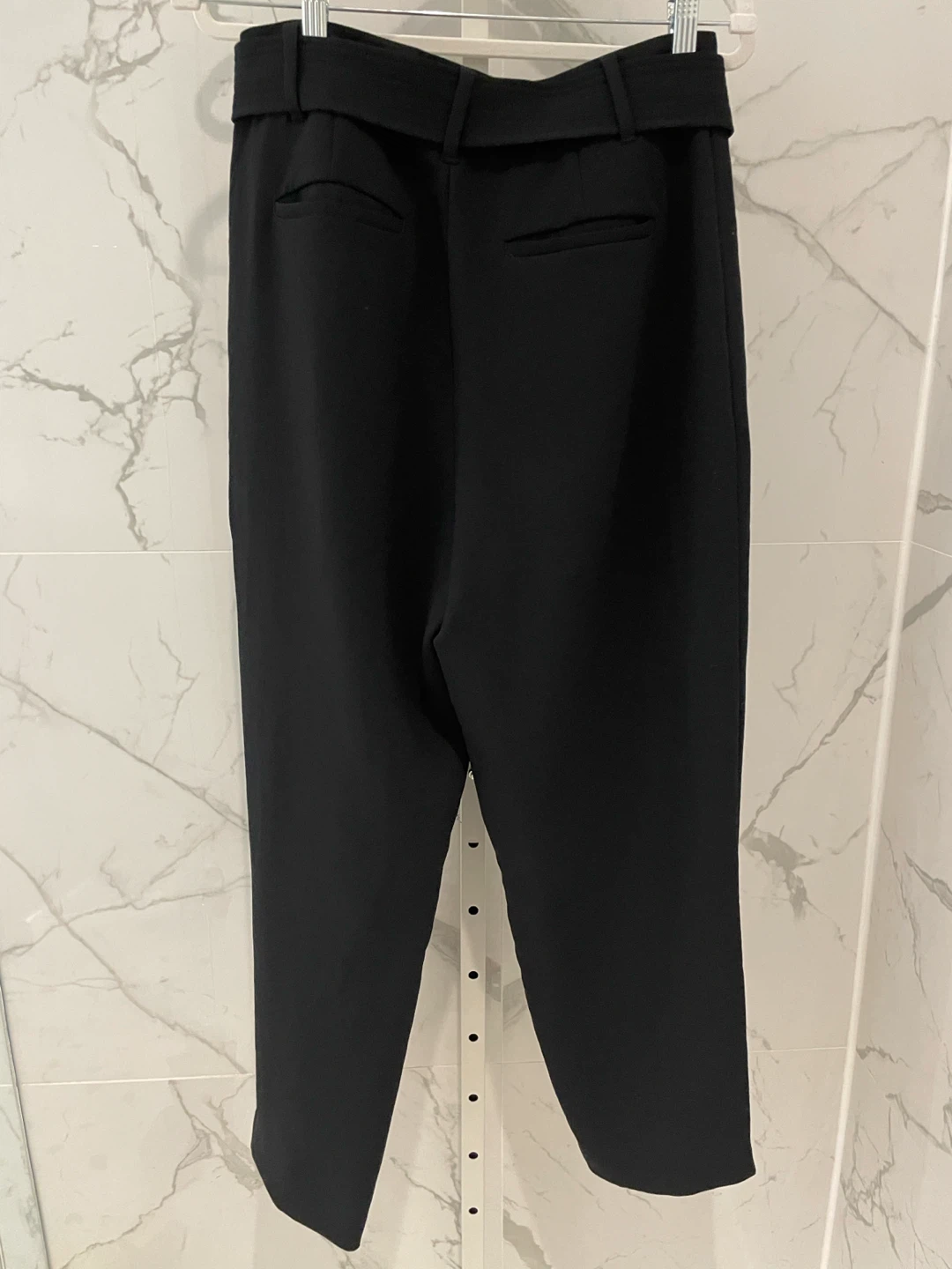 Aritzia Wilfred Tie-Waist Trousers Black - photo 3