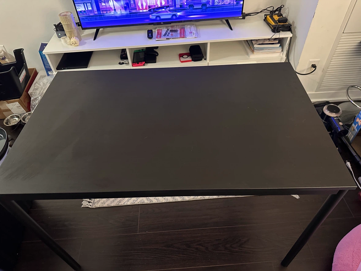 IKEA SANDSBERG Black Dinning Table - photo 2