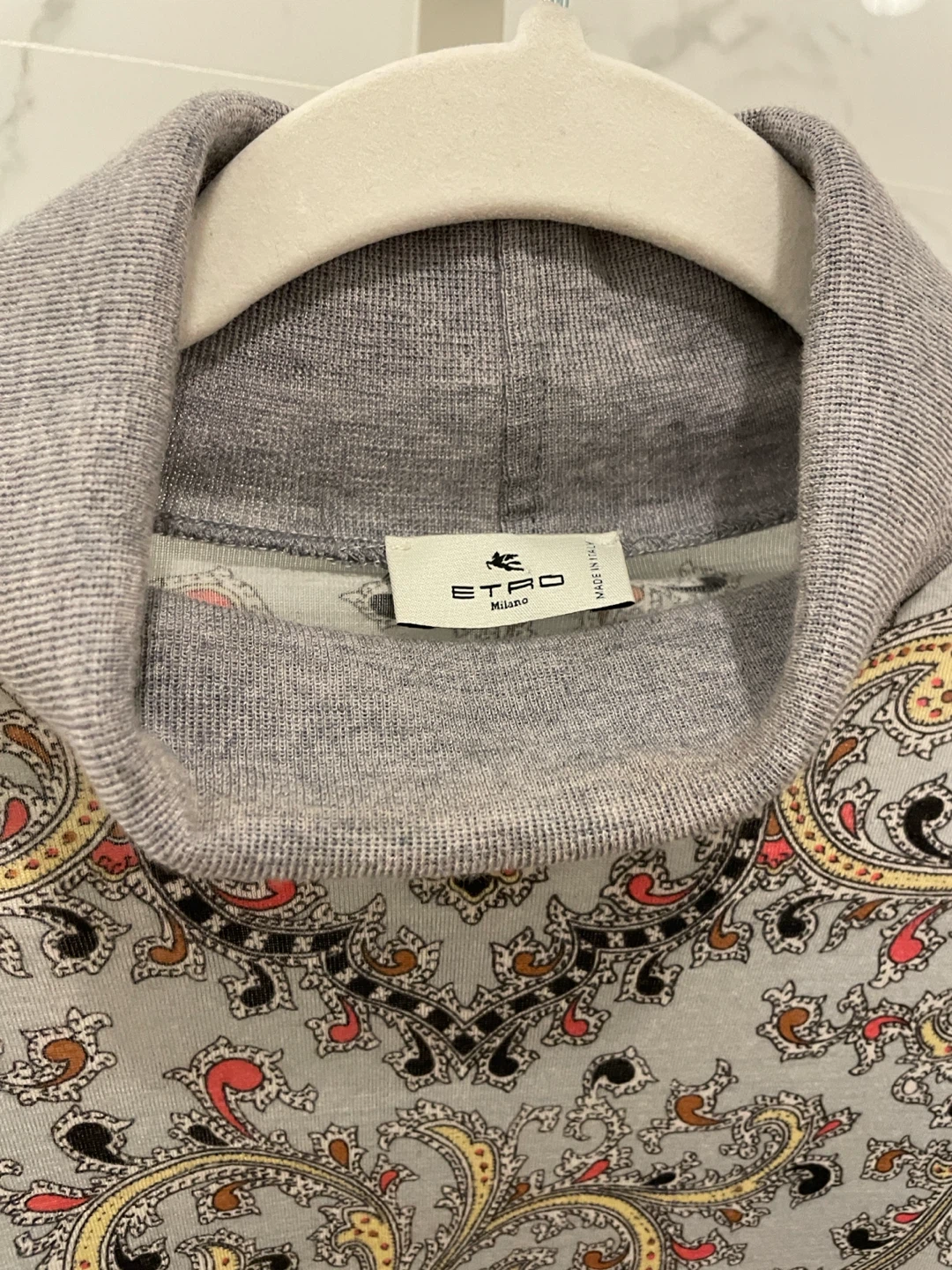 Etro Milano Paisley Turtle Neck Sweater - photo 2