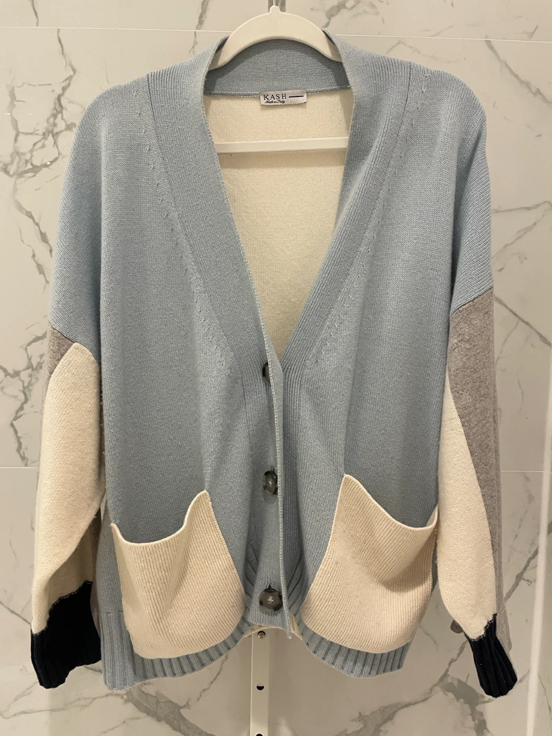 KASH Colour-Block Cardigan Size 42