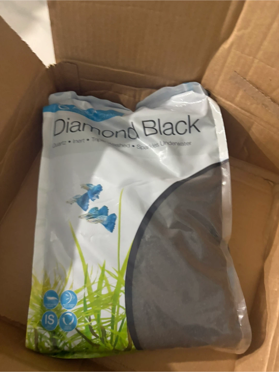 Aqua Natural Diamond Black Aquarium Substrate - photo 2