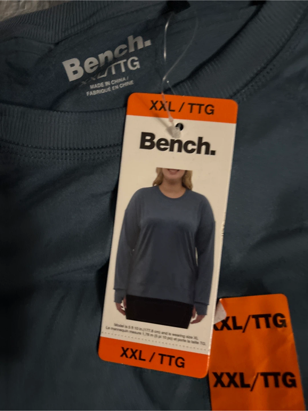 Ladies Bench Long Sleeve blue Shirt XXL - photo 2