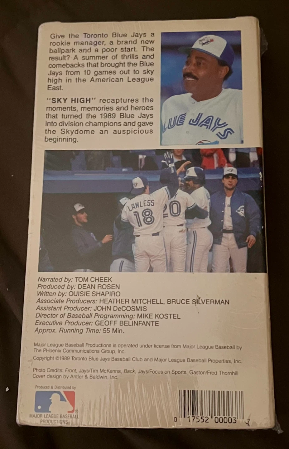 Sky High! The Story of the 1989 Toronto Blue Jays VHS - photo 2