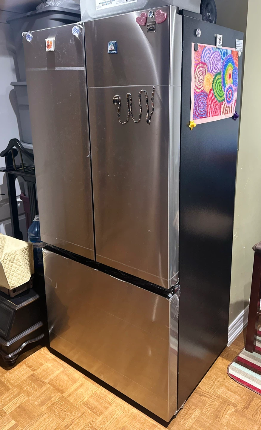 Kenmore 33 in. 18 cu ft. Stainless Steel Counter Depth