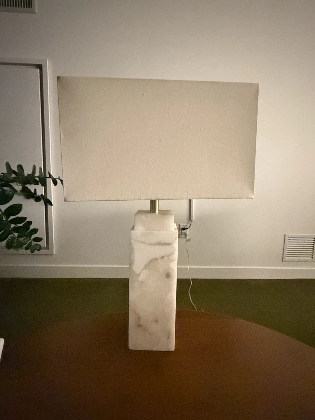 Alabaster Stone Table Lamp