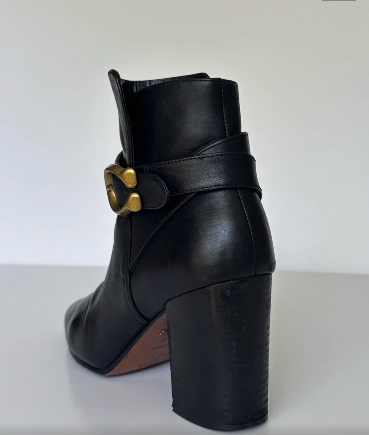 Coach Black Leather Ankle Boots - photo 5