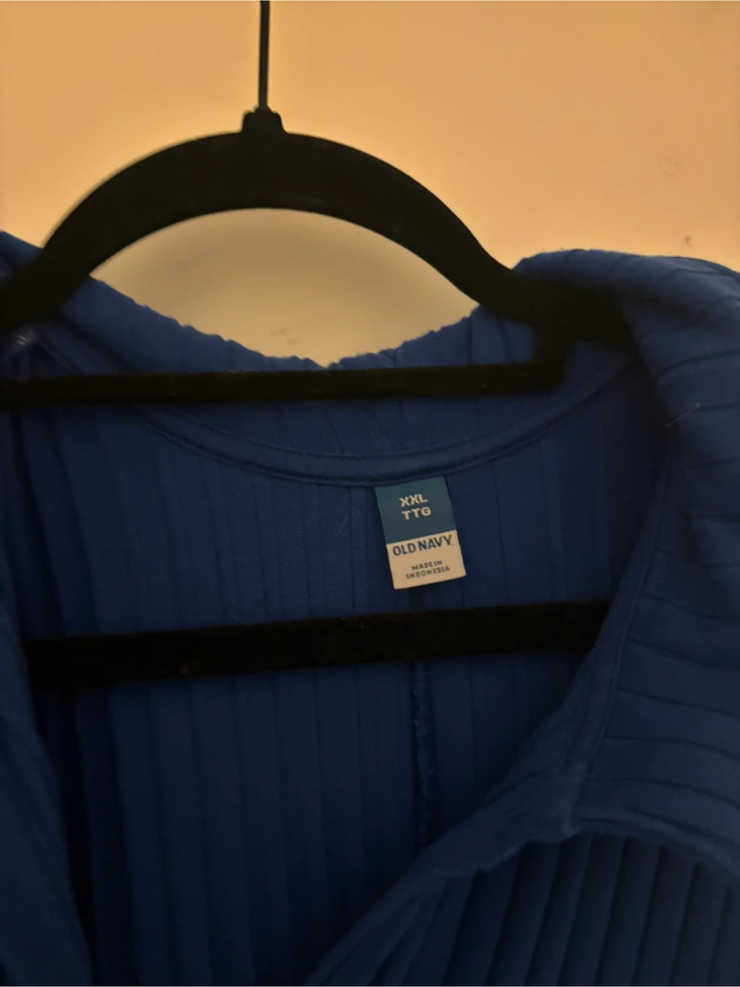 Old Navy Blue Ribbed Polo Dress XXL - photo 2