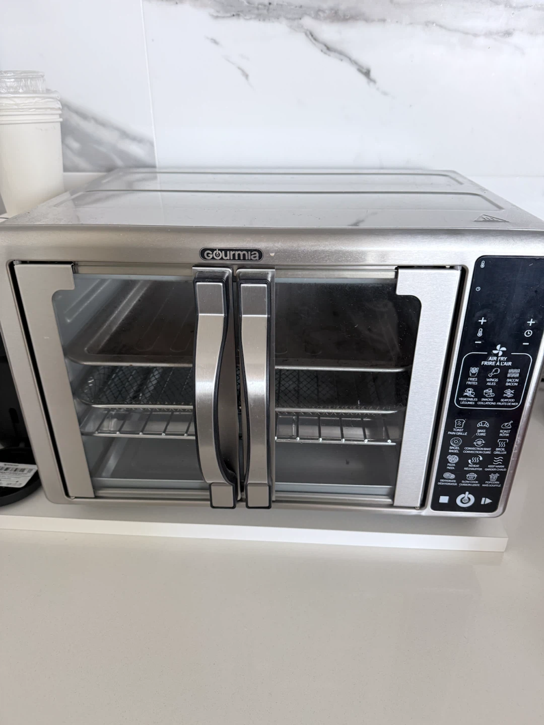 Gourmia French Door Air Fryer Oven