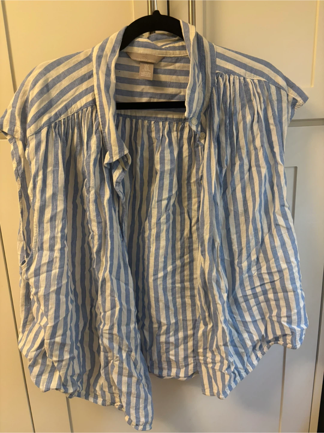 H&M Striped Linen Blend Shirt