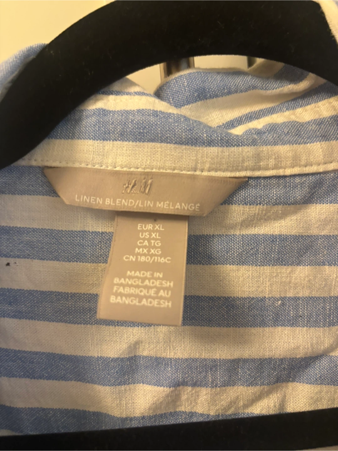 H&M Striped Linen Blend Shirt - photo 2