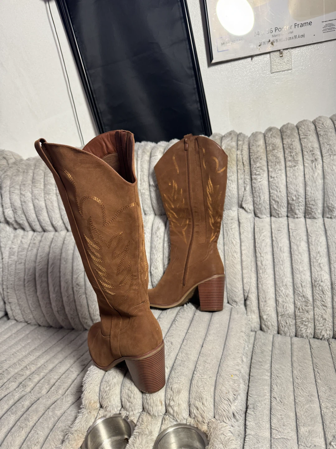 Women's Brown Western Boots - photo 4