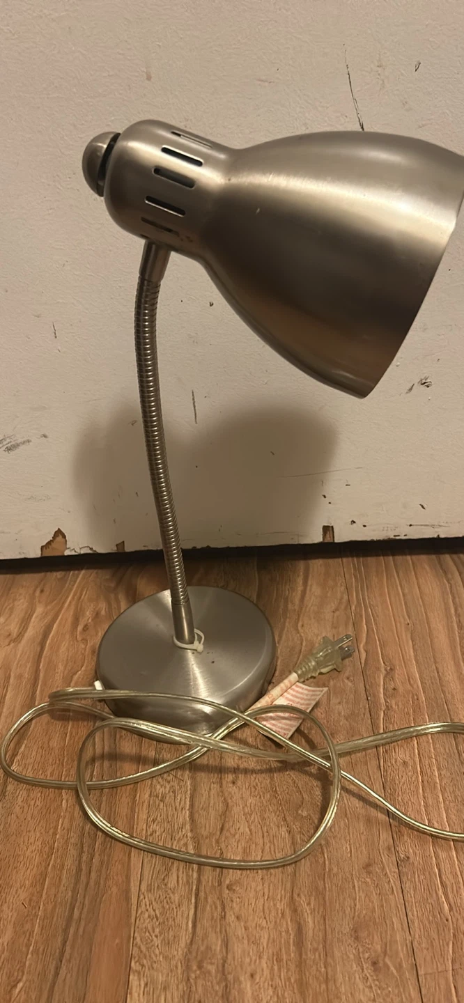 Brushed Silver Desk Lamp - photo 2