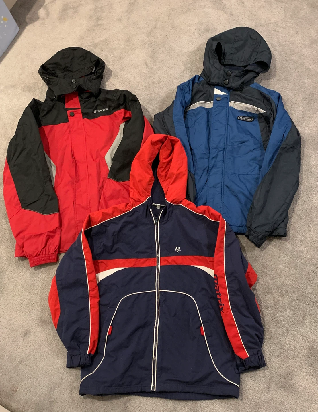 Boys jackets 12-14