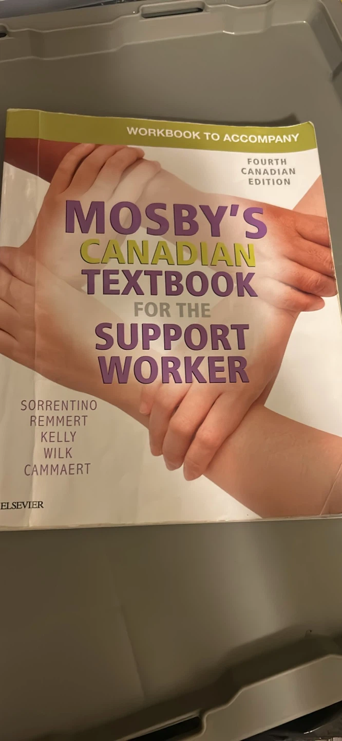 Workbook to Accompany Mosby's Canadian Textbook