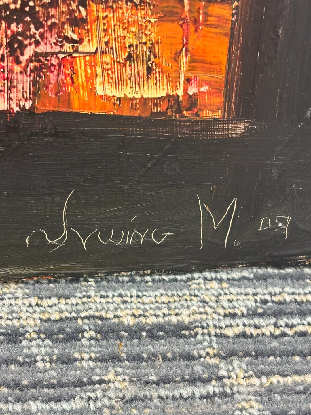 Original Abstract Painting by Irving M. - photo 5