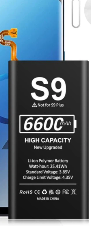 Galaxy S9 Replacement Battery 6600mAh