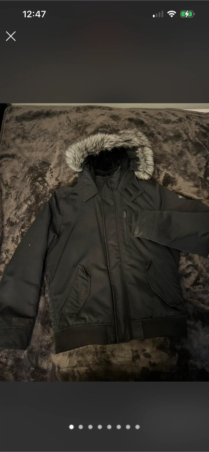 Black Hollister Jacket size L