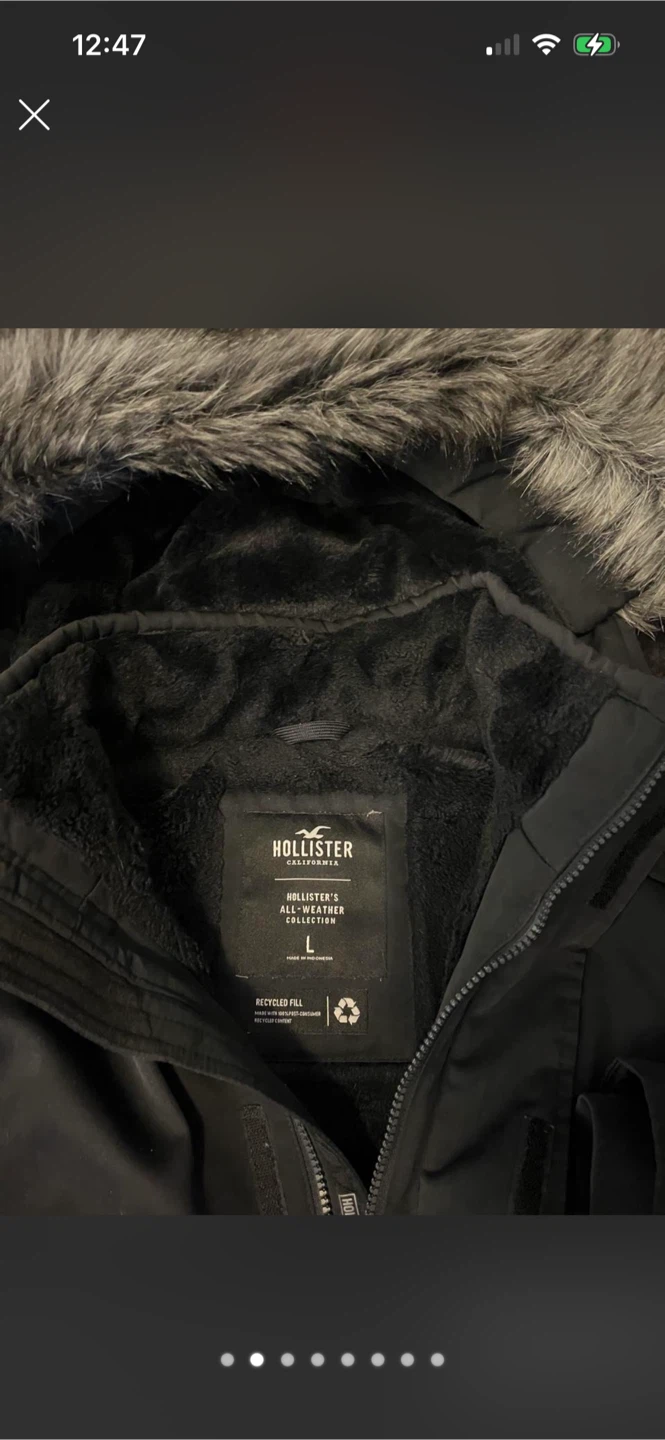 Black Hollister Jacket size L - photo 3