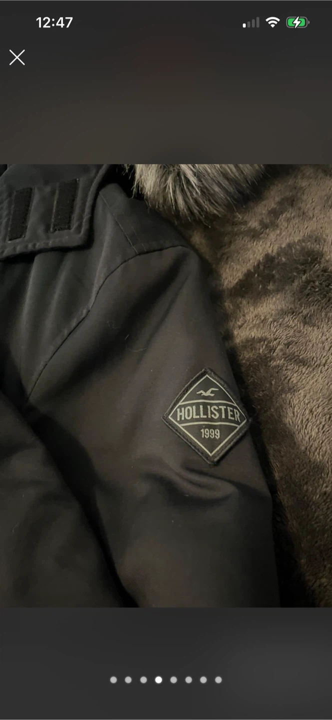 Black Hollister Jacket size L - photo 4