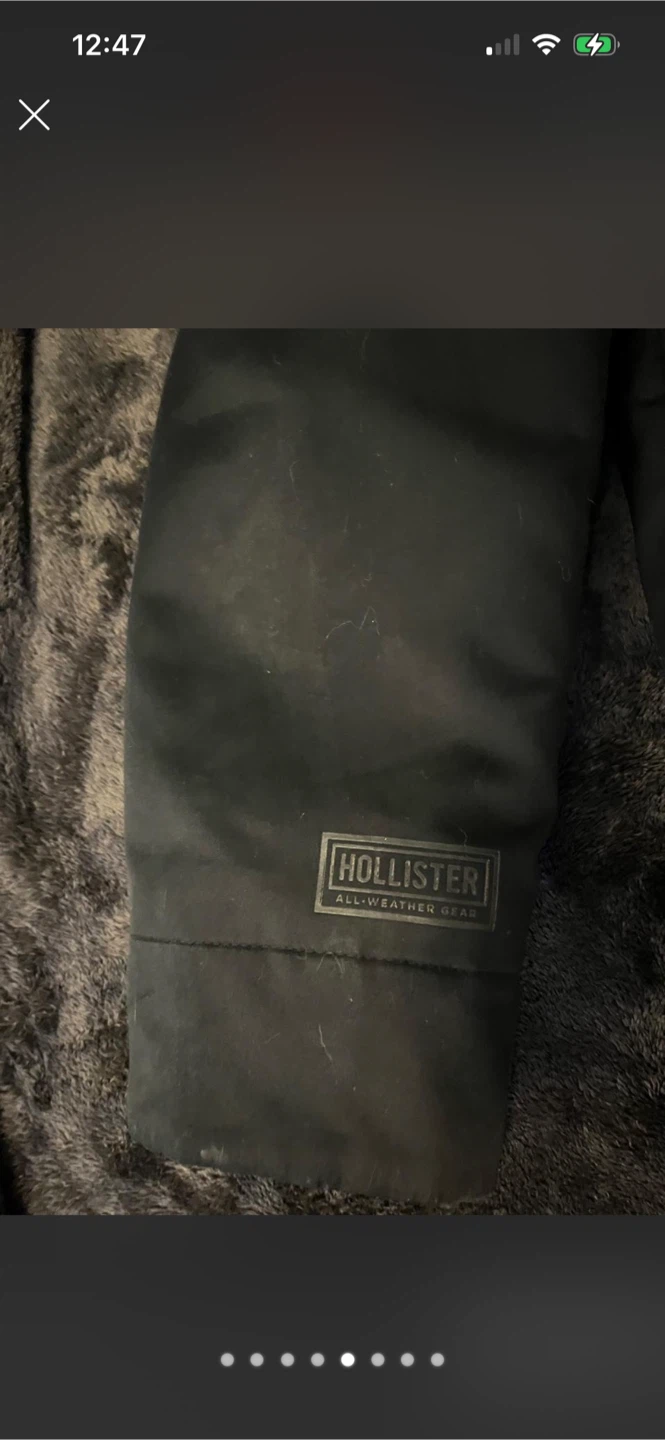Black Hollister Jacket size L - photo 5