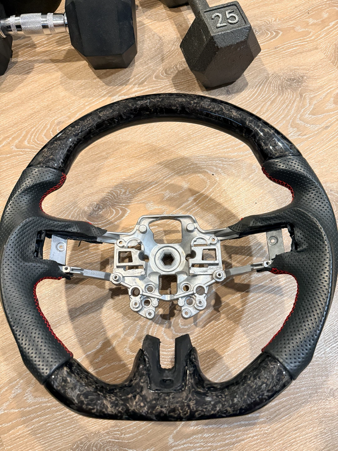 2018-2022 Ford Mustang Custom Carbon Fibre Steering Wheel