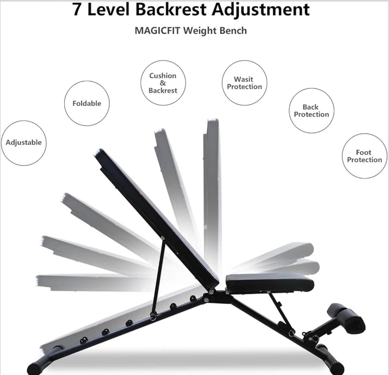Workout Set: Bench, 100 lb Dumbbell Set, Scale & Accessories. - photo 3