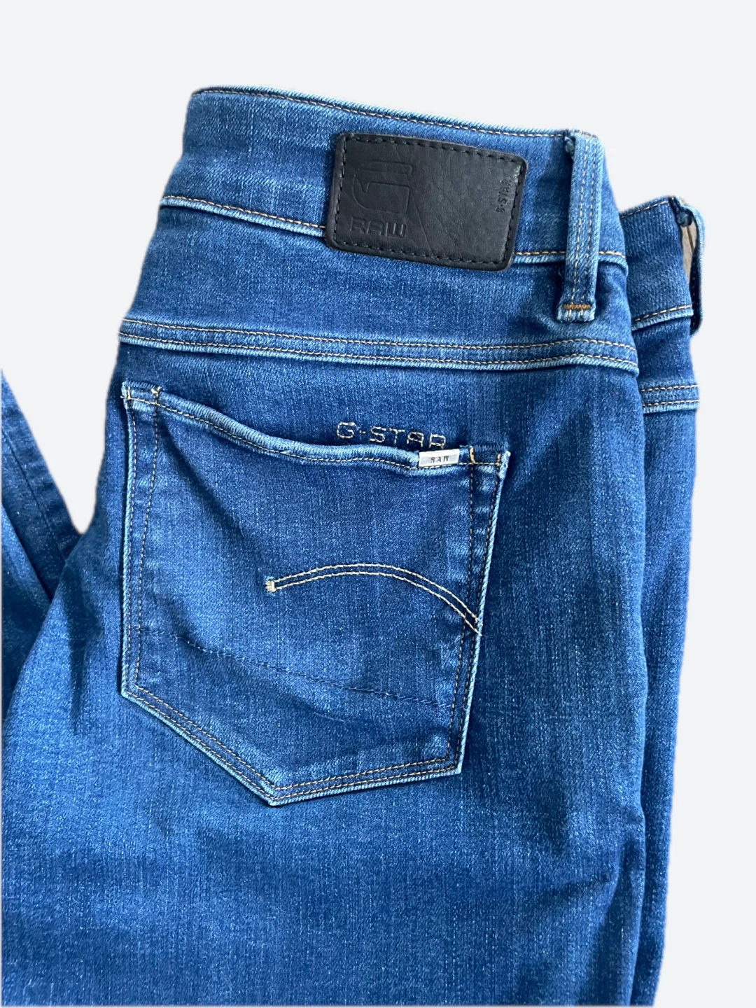 Rear view G-Star RAW Blue Skinny Jeans - photo 3