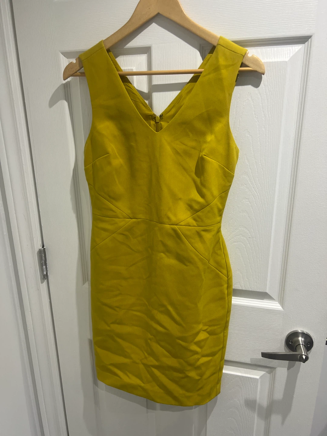 Banana Republic Mustard Yellow Sleeveless Dress